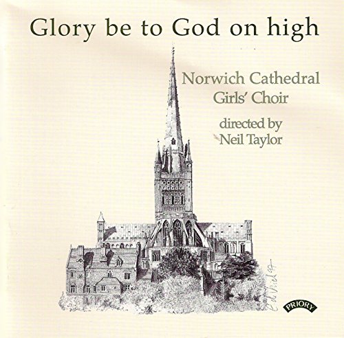 CD cover with a sketched cathedral and text: "Glory be to God.