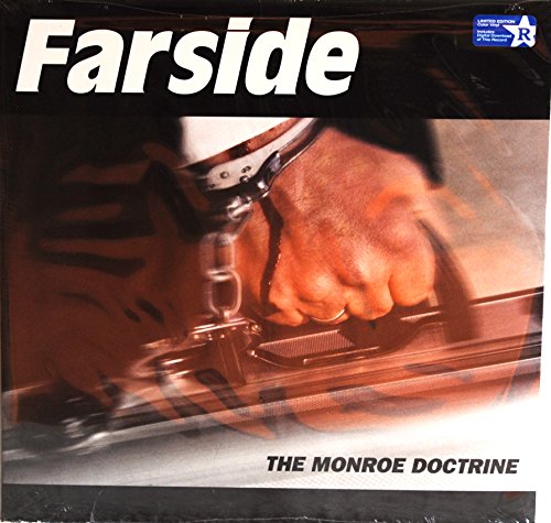 Farside album cover: hands on a vintage typewriter, sepia tones.