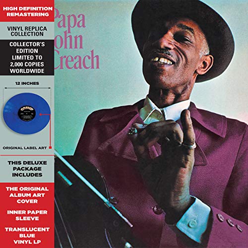 Album cover for Papa John Creach, featuring a portrait of the musician.