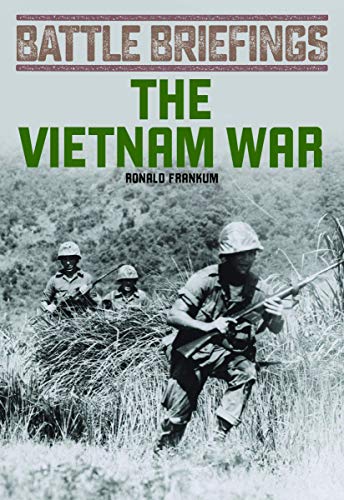 Book cover: "The Vietnam War: Battle Briefings" with soldiers in jungle.