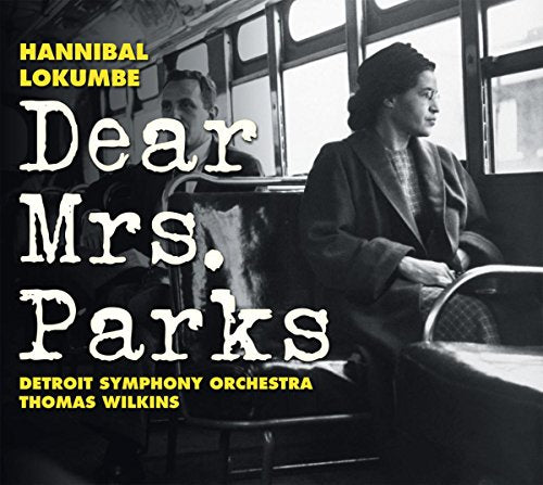 CD cover: black and white photo of Rosa Parks on a bus.