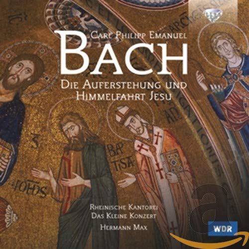 CD cover featuring religious iconography and the name “Bach” in large text.