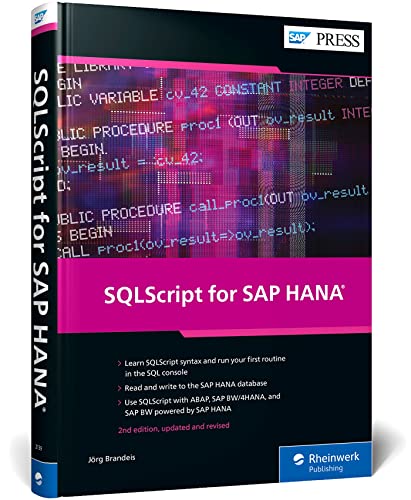Sqlscript For Sap Hana 2nd Ed