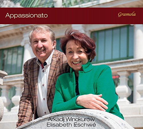 CD cover featuring portraits of Elisabeth Eschwe and Arkadij Winokurow.