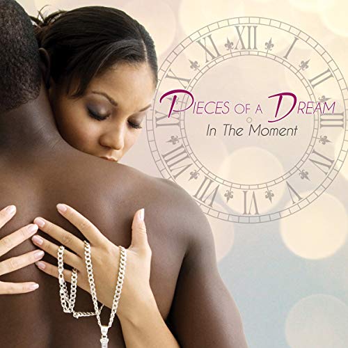 CD cover featuring a couple embracing with a clock background.