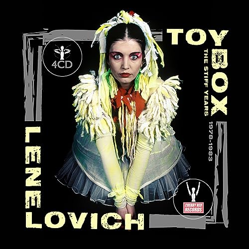 Lene Lovich album cover, "Toy Box," featuring a portrait of the artist.