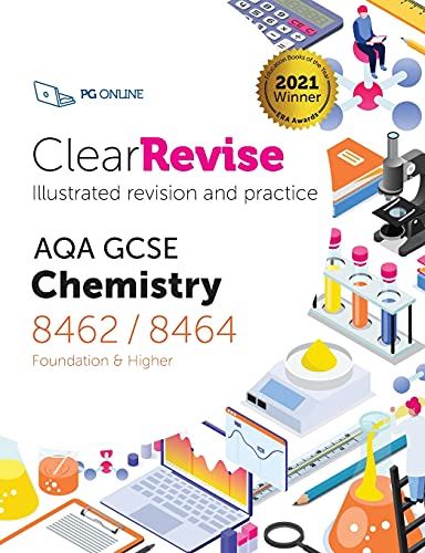 ClearRevise AQA GCSE Science: Chemistry 8462/8464 Trilogy and Solus / separate specifications for Foundation and Higher- Clear Revise by PG Online 9-1 ... (ClearRevise AQA GCSE Chemistry 8462/8464)