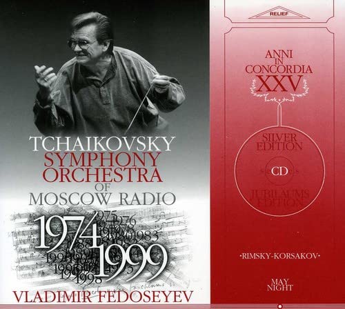 CD cover featuring conductor Vladimir Fedoseyev and musical notation.