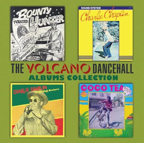 CD cover for “The Volcano Dancehall Albums C” featuring four artist portraits.