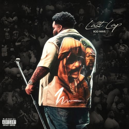 Rod Wave album cover, "Last Lap", showing artist's back and portrait.