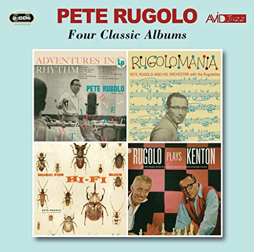 CD cover featuring Pete Rugolo and album artwork with musicians and insects.