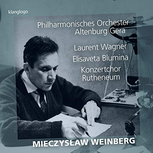 CD cover featuring a portrait of composer Mieczysław Weinberg.