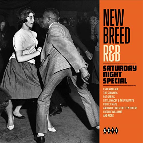CD cover: dancing couple in 1960s attire, text “New Breed R&B”.