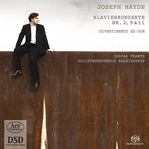 CD cover featuring a man in a suit leaning against a rusty wall.