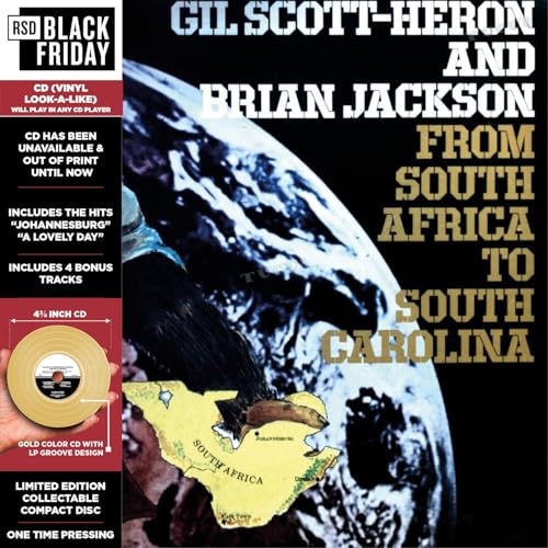 CD cover for Gil Scott-Heron and Brian Jackson’s “From South Africa To South Carolina.”