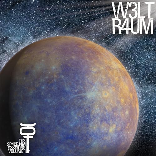 Album cover featuring a planetary image with white text, "Weltraum".