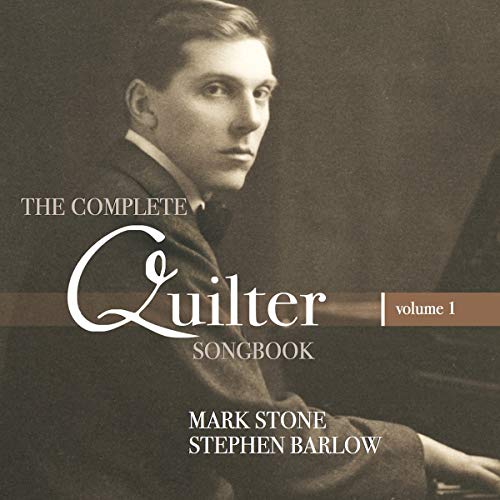 CD cover featuring a portrait of Roger Quilter and text details.