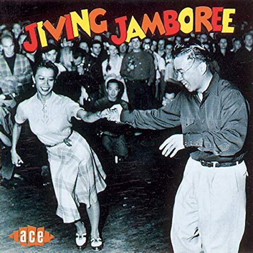 CD cover: Dancing couple in a crowded, vintage dance hall scene.