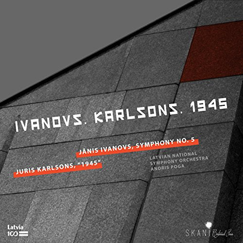 CD cover for Latvian composers Ivanovs and Karlsons, 1945 release.