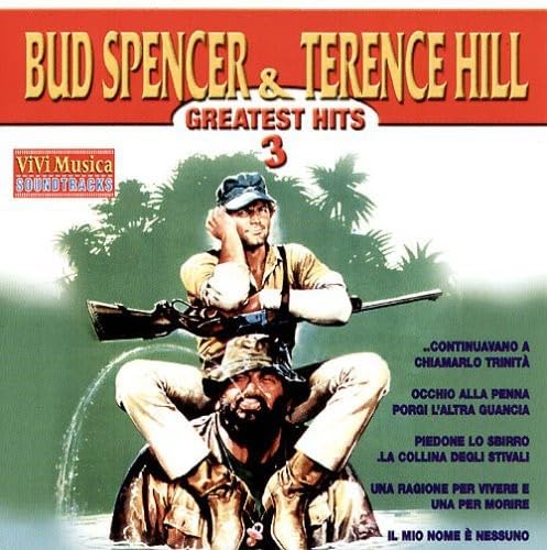 CD cover featuring Bud Spencer and Terence Hill in a comedic scene.