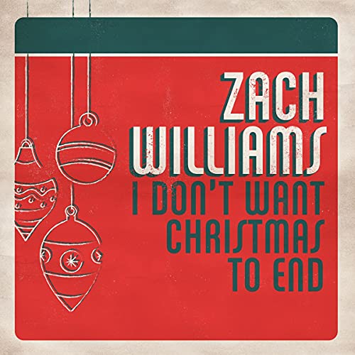 Zach Williams album cover, red background with ornaments and text.