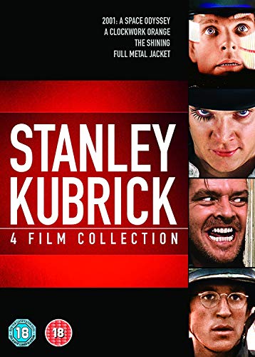 Stanley Kubrick 4 Film Collection DVD cover with film stills.