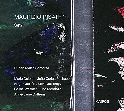 CD cover for "Set7" by Maurizio Pisati with abstract art.
