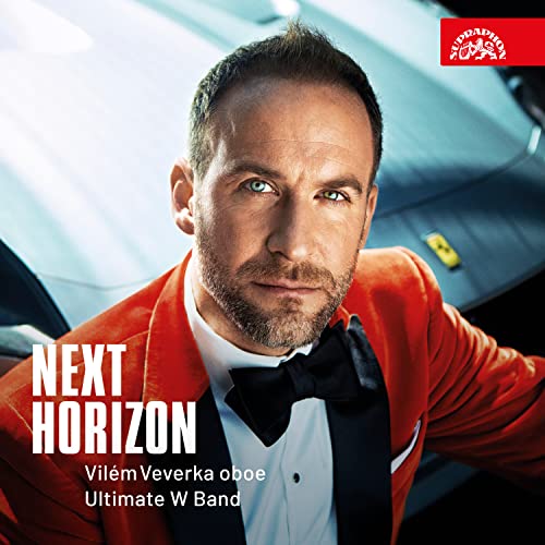 Vilem Veverka album cover: man with beard in suit, text "Next Horizon".