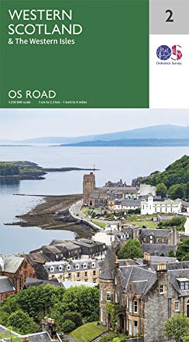 Western Scotland & the Western Isles (OS Road Map): OS Roadmap sheet 2