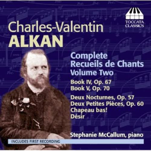 CD cover for Charles-Valentin Alkan’s “Recueils De Chants” featuring his portrait.