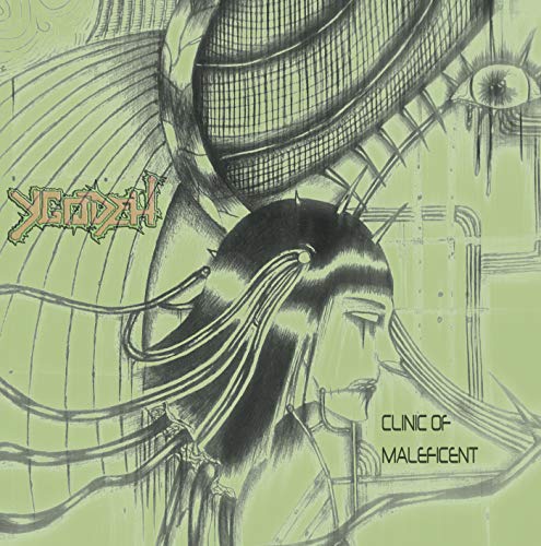 CD cover: sketch of a woman with mechanical details and an eye.