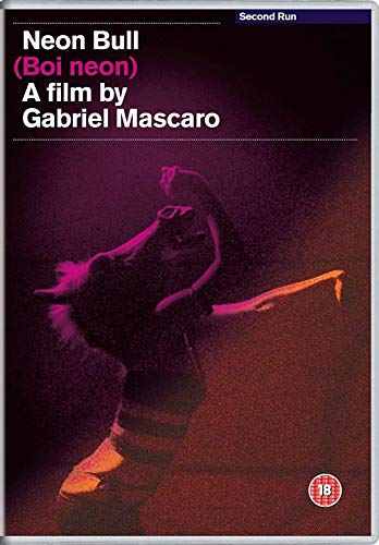 DVD cover for “Neon Bull” featuring a silhouetted bull rider.