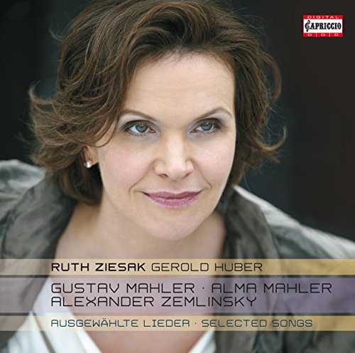 CD cover featuring portrait of singer Ruth Ziesak, text details composers.