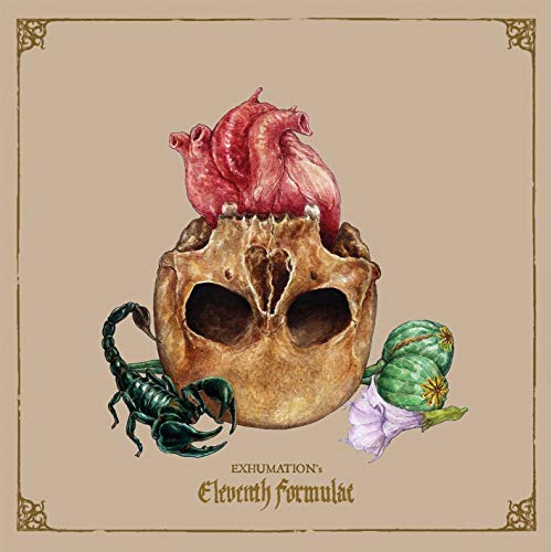 CD cover: skull with heart, scorpion, and flower illustration.