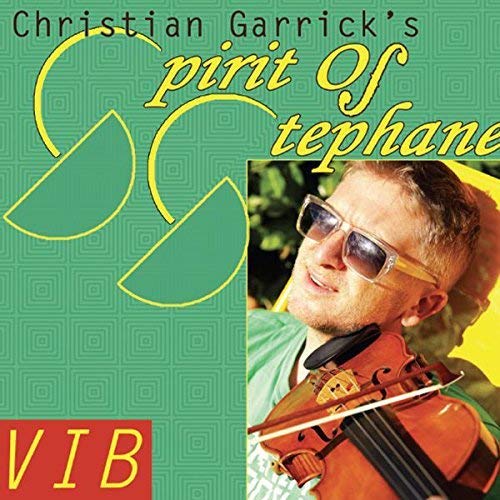CD cover featuring a man with sunglasses playing the violin.