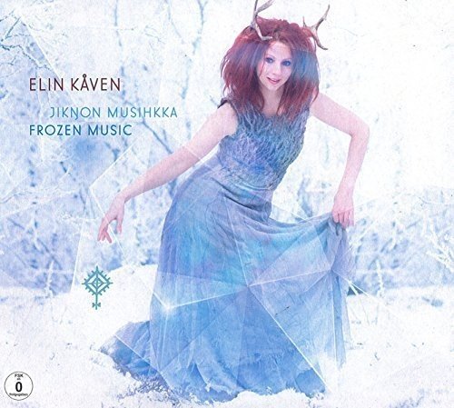 CD cover: woman in blue dress with antlered headpiece, snowy background.