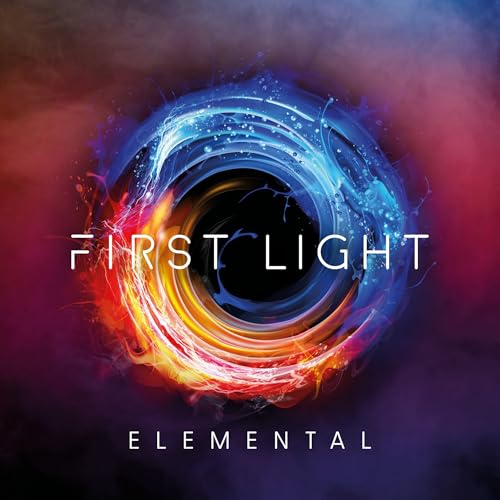 CD cover with swirling blue and red energy around a dark center.