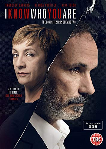 DVD cover for "I Know Who You Are" featuring two actors with a cracked image.