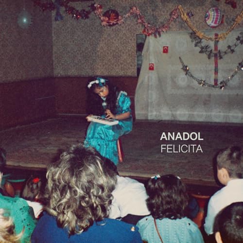 Album cover: young girl playing an accordion on a stage.