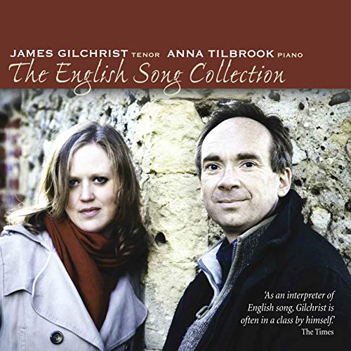 CD cover featuring portraits of James Gilchrist and Anna Tilbrook.