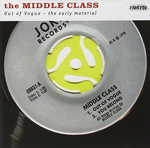 CD cover featuring a vintage record label design with green and white swirls.