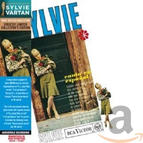 Sylvie Vartan CD cover featuring a split image of the singer in green.