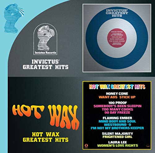 CD cover for “Invictus’ Greatest Hits & Hot Wax’ Greatest Hits” compilation.