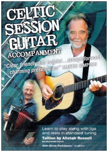 DVD cover featuring Alistair Russell playing acoustic guitar with an accordionist.