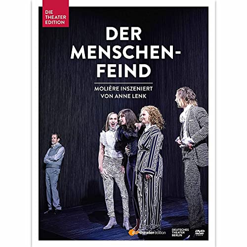 DVD cover for "Der Menschenfeind" featuring a theatrical scene with actors.