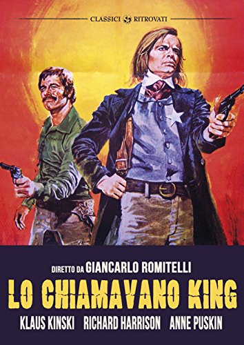 DVD cover for "Lo Chiamavano King" featuring two men with guns.