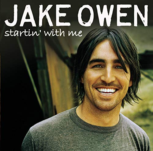 CD cover for Jake Owen’s “Startin’ With Me” featuring his portrait.