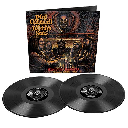 Double vinyl record of Phil Campbell and the Bastard Sons’ “We’re the Bastards.”