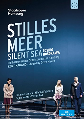 DVD cover for opera "Stilles Meer - Silent Sea" with three performers.