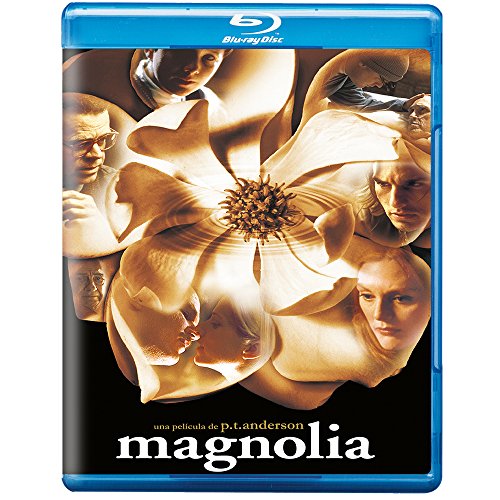 Magnolia" Blu-ray cover with faces blended into large white magnolia blossoms.